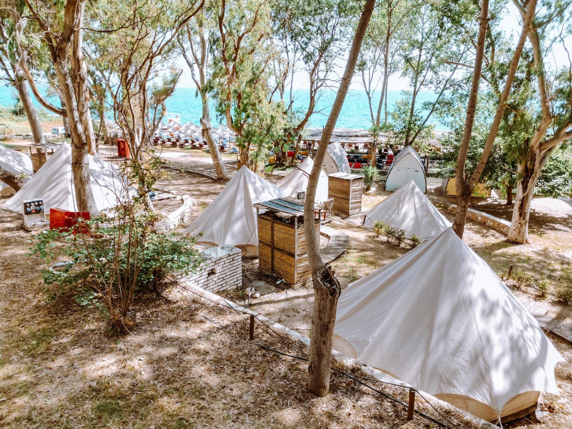Burano Camping Beach-Bar Nea Thesi Eksteriør billede