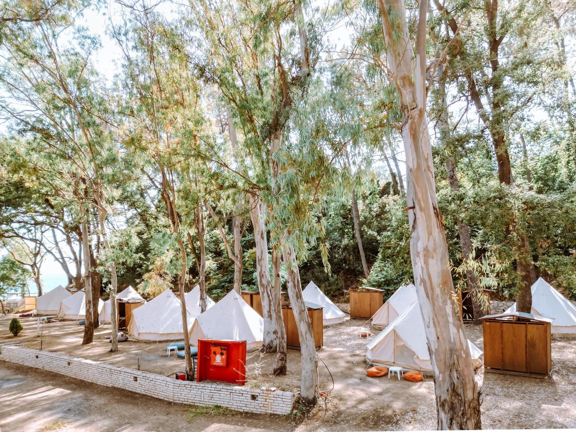 Burano Camping Beach-Bar Nea Thesi Eksteriør billede