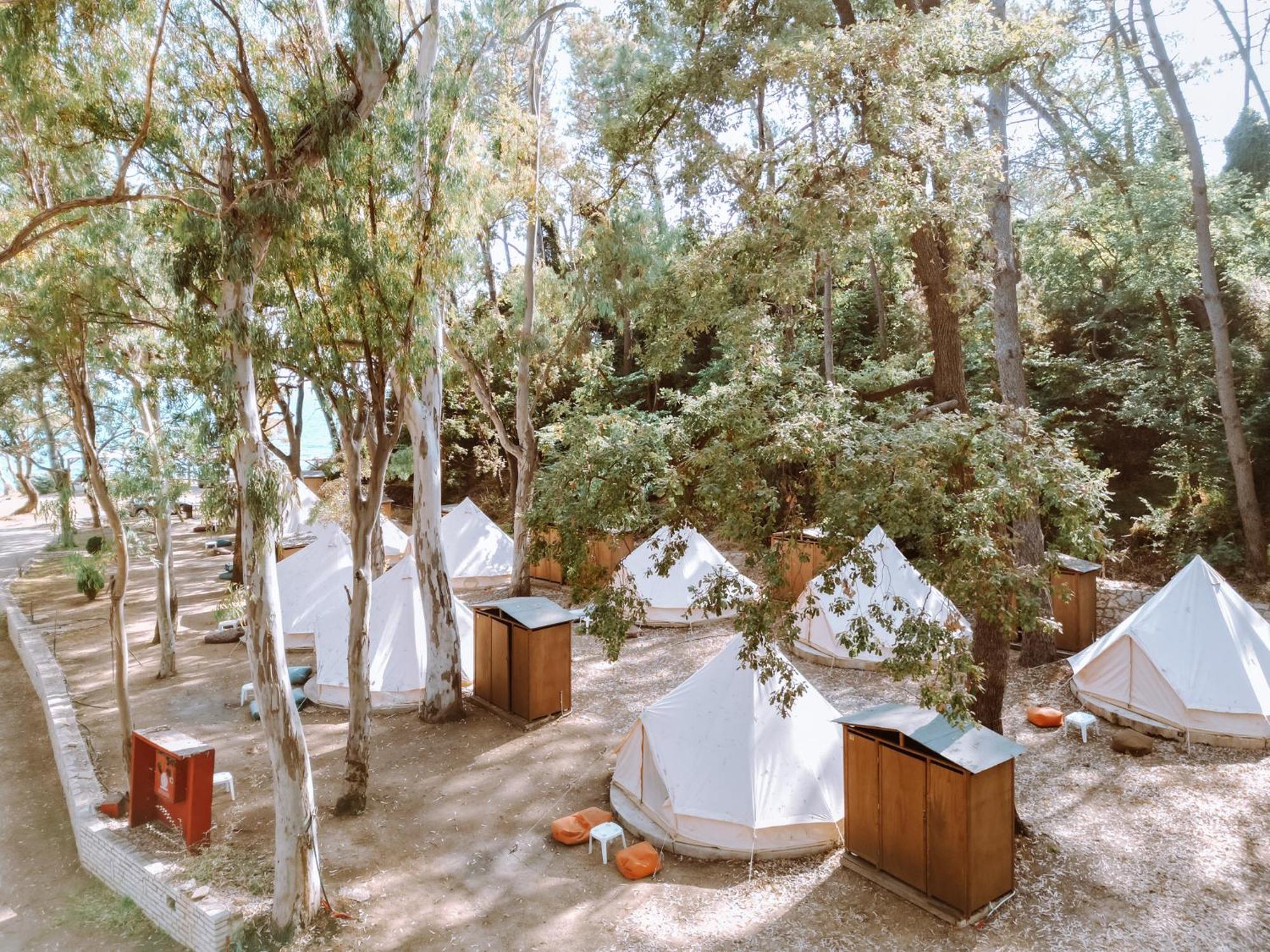 Burano Camping Beach-Bar Nea Thesi Eksteriør billede